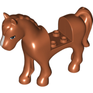 Lego kůň, tmavě oranžová (4615268, 6017997, 6091689)